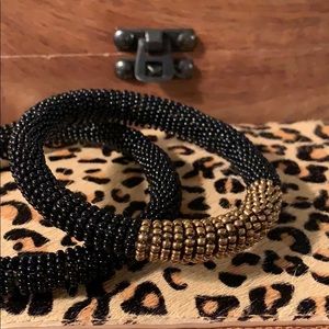 Beautiful beaded bracelets 🖤